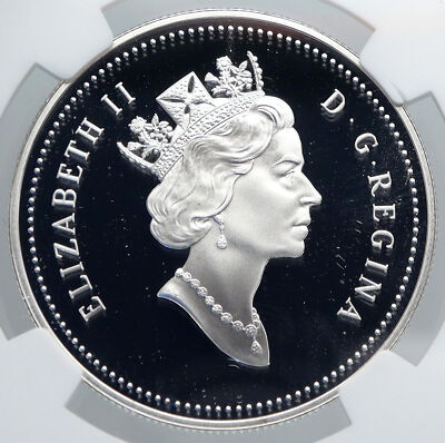 1993 CANADA ICE HOCKEY Stanley Cup Variations Proof Silver $1 Coin