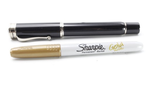 Montegrappa Ducale Marker - Platiniert - für Sharpie Filzstifte + Sharpie Gold - Bild 8 von 9