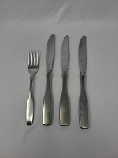 Set 4 Oneida PAUL REVERE Community Stainless Flatware, 3 Knives 1 Salad Fork