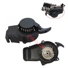 BLACK PULL START for POCKET BIKE MINI DIRT ATV QUAD 50CC 49CC 2 STROKE