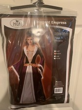 New Elegant Empress Costume Victorian Gown Adult Size Medium Dress Heapiece
