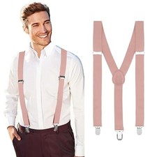 Suspenders for Men Kids Suspenders Boys Suspenders Women Halloween Light Pink