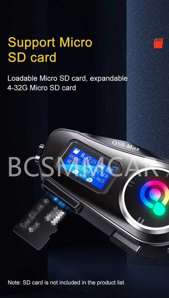 Casco de motocicleta Auriculares Bluetooth Jinetes Interfono Estéreo Música Impermeable Foto 4 de 4