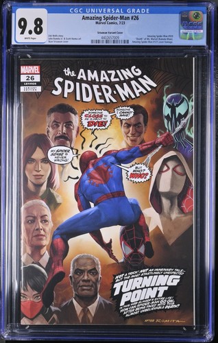 Marvel Amazing Spiderman 26 Skan 121 Homage NYCC Variant CGC 9.8 Limited to 300