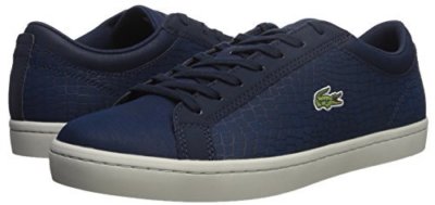 Lacoste Straightset SP 417 1 Men Sneakers Navy Leather 9.0US  display picture 3