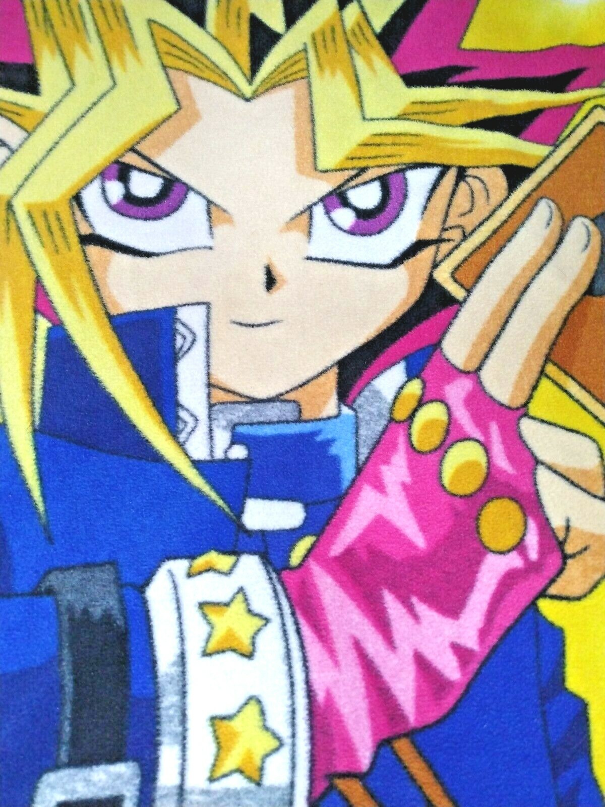 Vintage Yu Gi Oh Throw Blanket 1Spell Out Soft Fleece 48”x 64” Anime | eBay