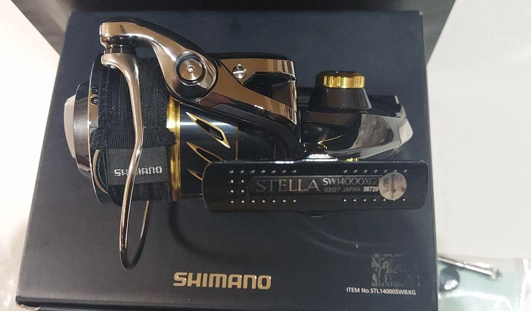 2013 Shimano Stella SW 14000XG-B Spinning Reel Japan F/S Used