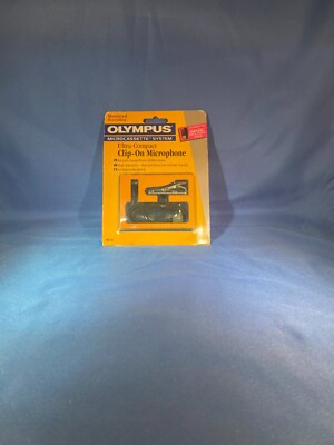 Olympus ME-10 Microphone/Olympus Microcassette System Ultra Compact Clip-On Mic.