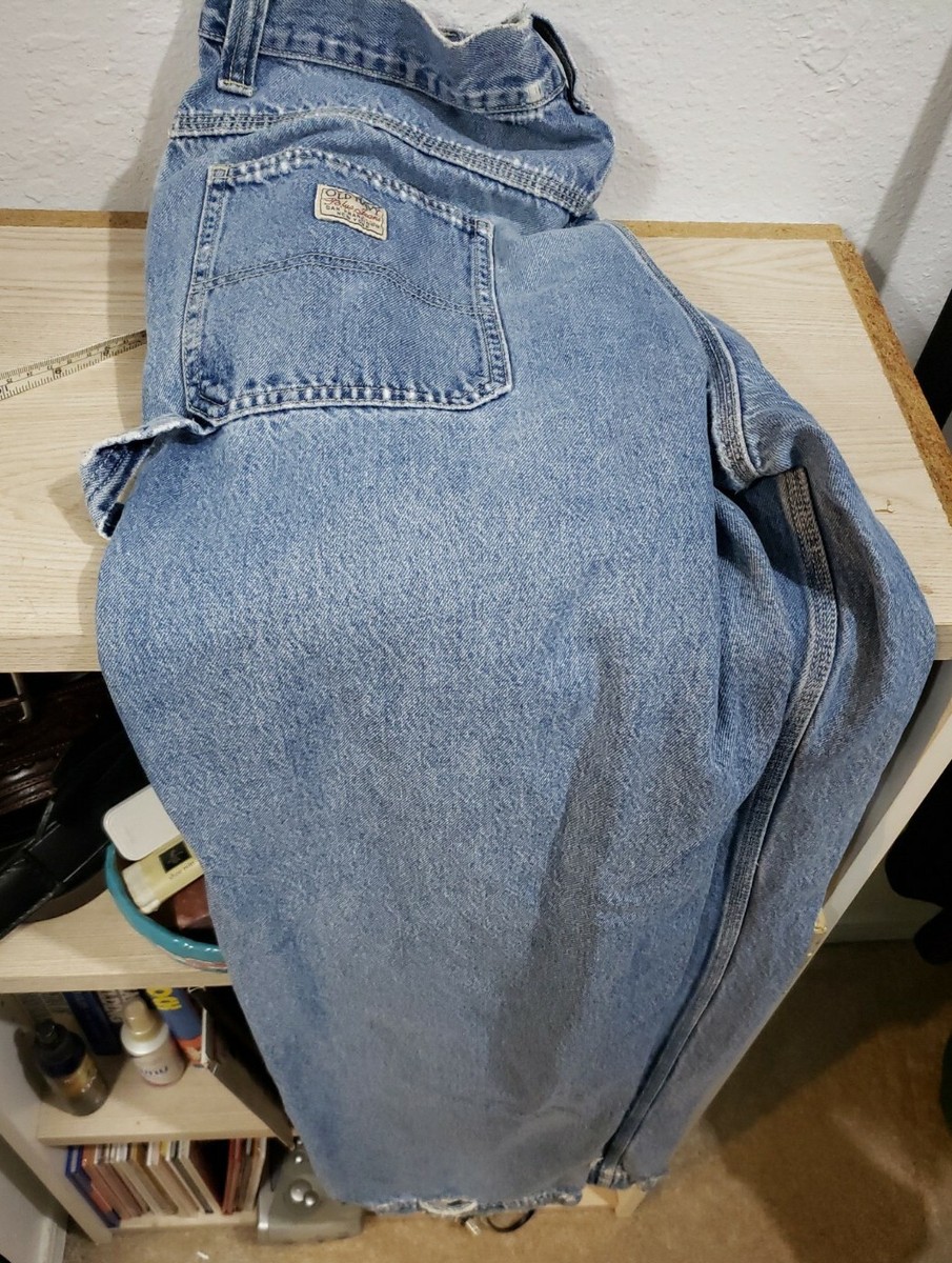 Vintage Old Navy Painter Pants Mens 34 Long Blue Carpenter