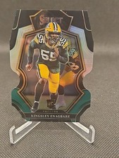 2022 Panini Select Kingsley Enagbare Premier Level Black Green Prizm #138 Packer