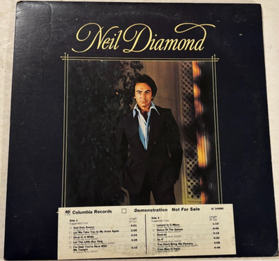 Neil Diamond Glad Here JC-34990 Stereo PROMO Columbia Vintage 1977 LP Vinyl NM