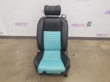 02 Ford Tbird Thunderbird Seat Front Left Driver Blue Black Leather 02 Ford Tbird Thunderbird Seat Front Left Driver Blue Black Leather