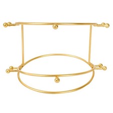 Metal Crown Display Stand 2 Layer Headband Hairband Holder Tiara Display Rack...