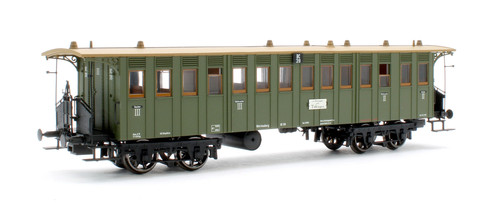 BRAWA SPUR "HO" 2330 KWSTE GRÜN PERSONENWAGEN 2./3. KLASSE | Zustand: Used