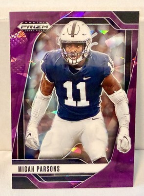 2025 Panini Prizm Draft Picks - Micah Parsons #191 Purple Ice Prizm /199