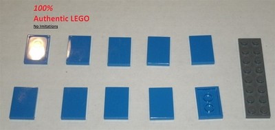 LEGO NEW 2x3 Blue Tile (10x) 6196596 Brick 26603