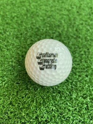 Craftsman Concrete Cutting Wilson #4 Prestige Spin Logo Golf Ball Vintage
