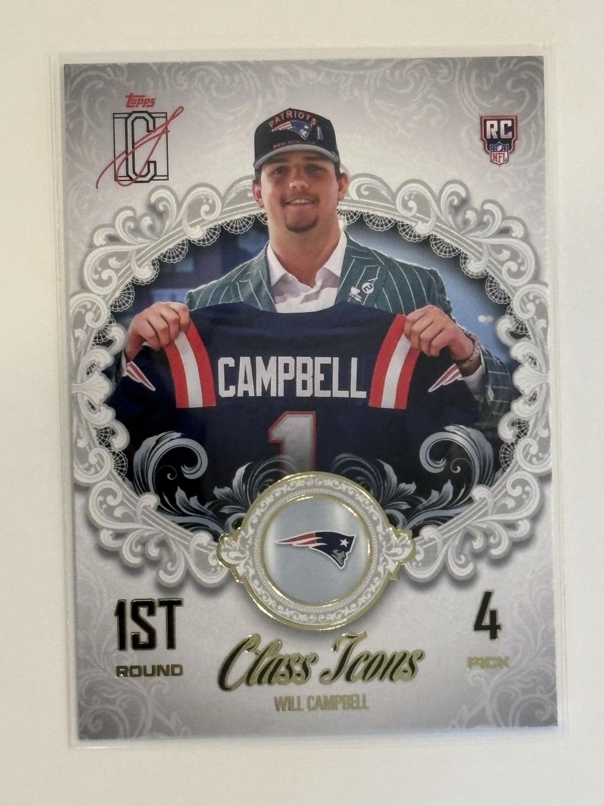 2025 Topps Signature Class #CI-17 Will Campbell Class Icons