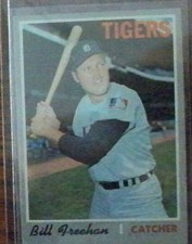1970 Topps  Baseball Card Of Bill Freehan #335