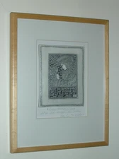 1996 Marsha McCarthy Drawings on Clay Tile Art LE 398/500 Signed - Mother Love