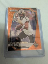 2024 Panini Prizm - Chris Olave #206 Orange Lazer Prizm New Orleans Saints