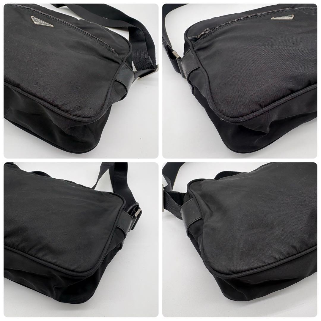 Good Condition PRADA Shoulder Bag Camera Bag Black thumbnail 6