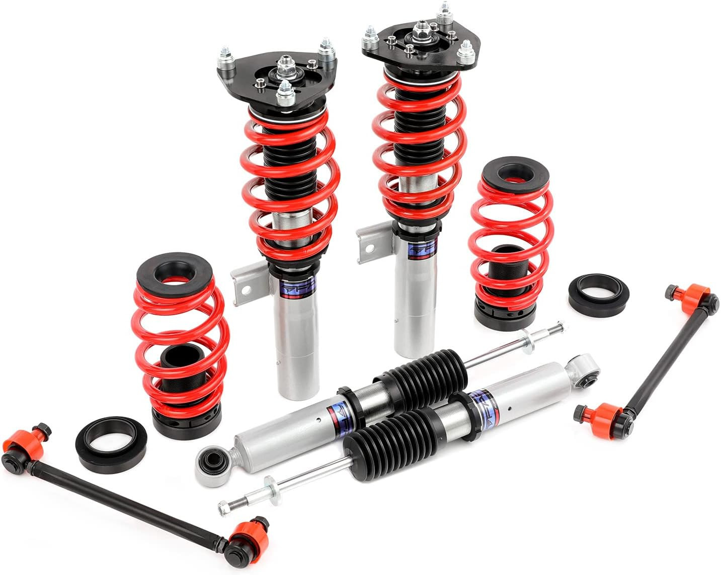 Coilover Kit 03-19 VW Jetta MK5 MK6 Golf GTI MK5 MK6 FWD 54.5mm Clamp Adjustable