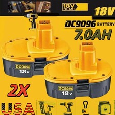2PACK 18V Battery For Dewalt 18 VOLT XRP DC9096 DC9098 Ni-MH DC9096-2 NEW