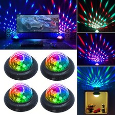 4 Packs/Set 2-in-1 LED Disco Ball Light Party Lights Multiple Colors Strobe