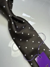 NWT VERSE 9 MULTI COLOR POLKA DOTS STYLE PRINT SILK DESIGNS NECK TIE & HANKY