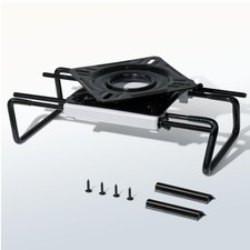 Manumarine Clamp On Boat Seat Swivel Mount - Fits Jon, Fishing, Bass Black