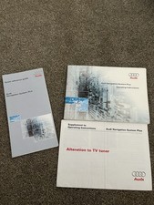 AUDI SAT NAV NAVIGATION SYSTEM plus (RNS-E) HANDBOOK. A3 S3 A4 S4 TT  (NOR 303)
