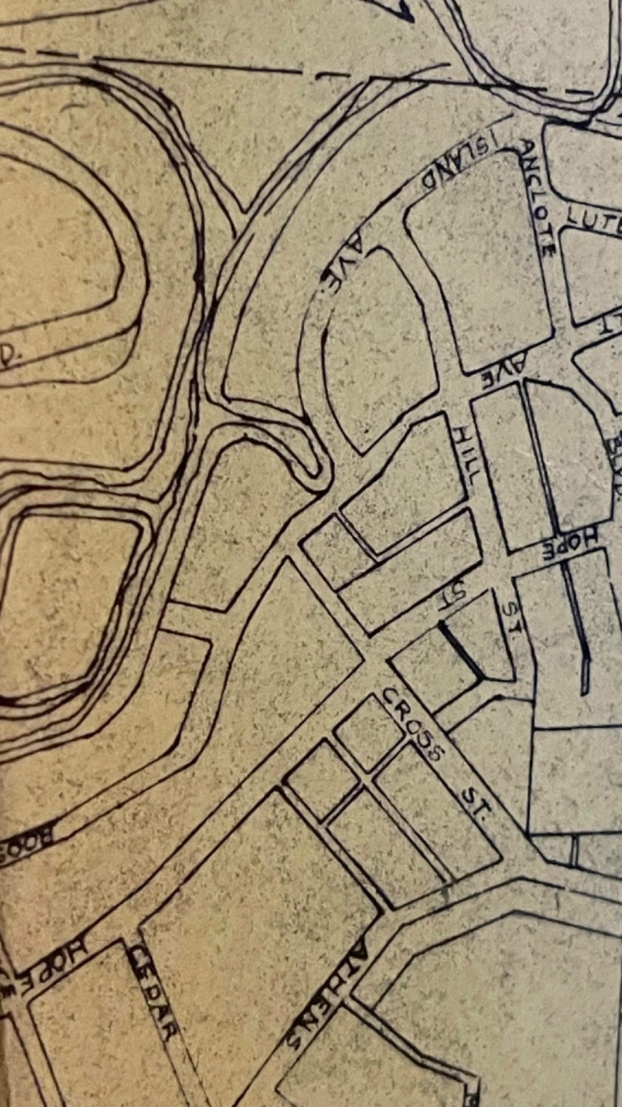 Rare VTG Hand Drawn & Printed 44x27 MAP Florida TARPON SPRINGS Nautical Decor