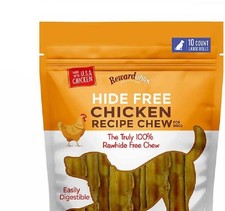 Real Chicken Dog Treats - 2 Pack of 22 Large Chews for Healthy Dogs