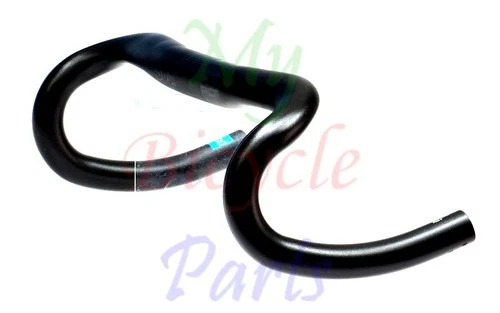 New Ver. Shimano PRO PLT ERGO Road Bike Handlebar/Drop Bar, Black, 31.8mm x 36cm