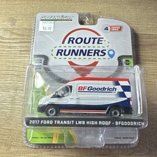 Greenlight Route Runners 2017 Ford Transit High Roof BFGoodrich 1:64 Diecast