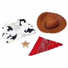 Woody Kit Toy Story Sheriff Hat Vest Badge Halloween Child Costume Accessory
