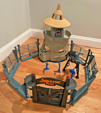 Jurassic Park Electronic Command Compound 1993 Playset 100% Complete with Box