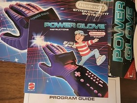 Mattel Power Glove with Sensor Bar for Nintendo NES 1989 Vintage Lg Tested Works