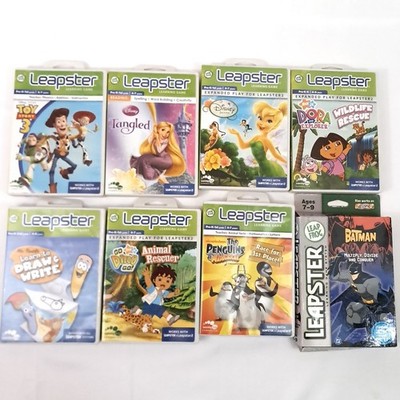 LeapFrog Leapster Lernspielkassetten und Hüllen x8 4-8 Jahre verworrene Toy Story 