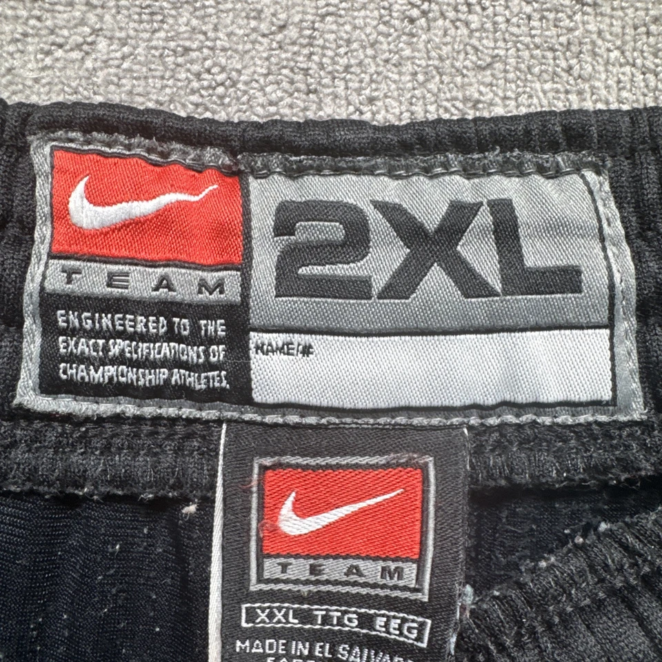 Pantalones Cortos de Baloncesto Portland Trail Blazers Años 90 De Colección Para Hombres 2XL Negros Nike NBA Y2K Foto 4 de 4