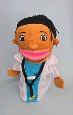 Doctor Hand Puppet Dr. Lopez By Lakeshore Plush Toy With Stethoscope