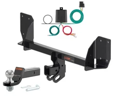 Curt Class 3 Trailer Hitch Tow Package w/ 2" Loaded Ball for Volvo XC60