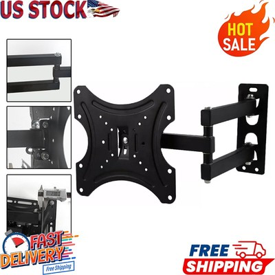 #ad Full Motion TV Wall Mount Bracket Swivel Tilt 17 22 24 26 32 40 42 Inch LED LCD $13.79