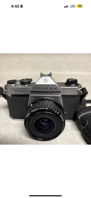 Pentax K1000 SE 35mm SLR Film Camera w/ Pentax SMC 28mm F2.8 | eBay