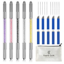 Microblading Pen Manual Eyebrow Pens Microblade Supplies Double Sided Microbl...