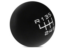 2015-2023 Mustang Gt Ecoboost Black 6-speed Shift Knob Modern Billet Retro Style