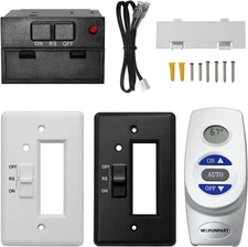 Gas Fireplace Remote Control Kit RCST, for Millivolt Thermostatic Gas Valve On/O