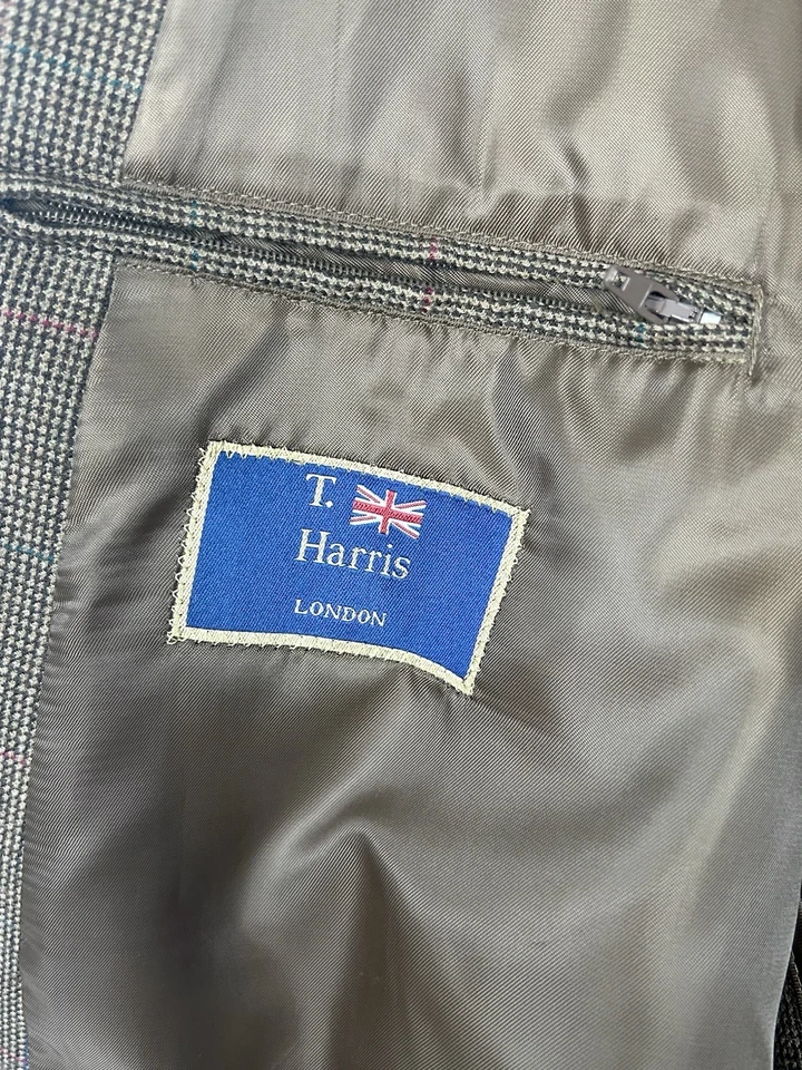 Abrigo Blazer Deportivo T Harris Para Hombres 2XL Marrón Lana Gun Club Chaqueta Caza Foto 4 de 4