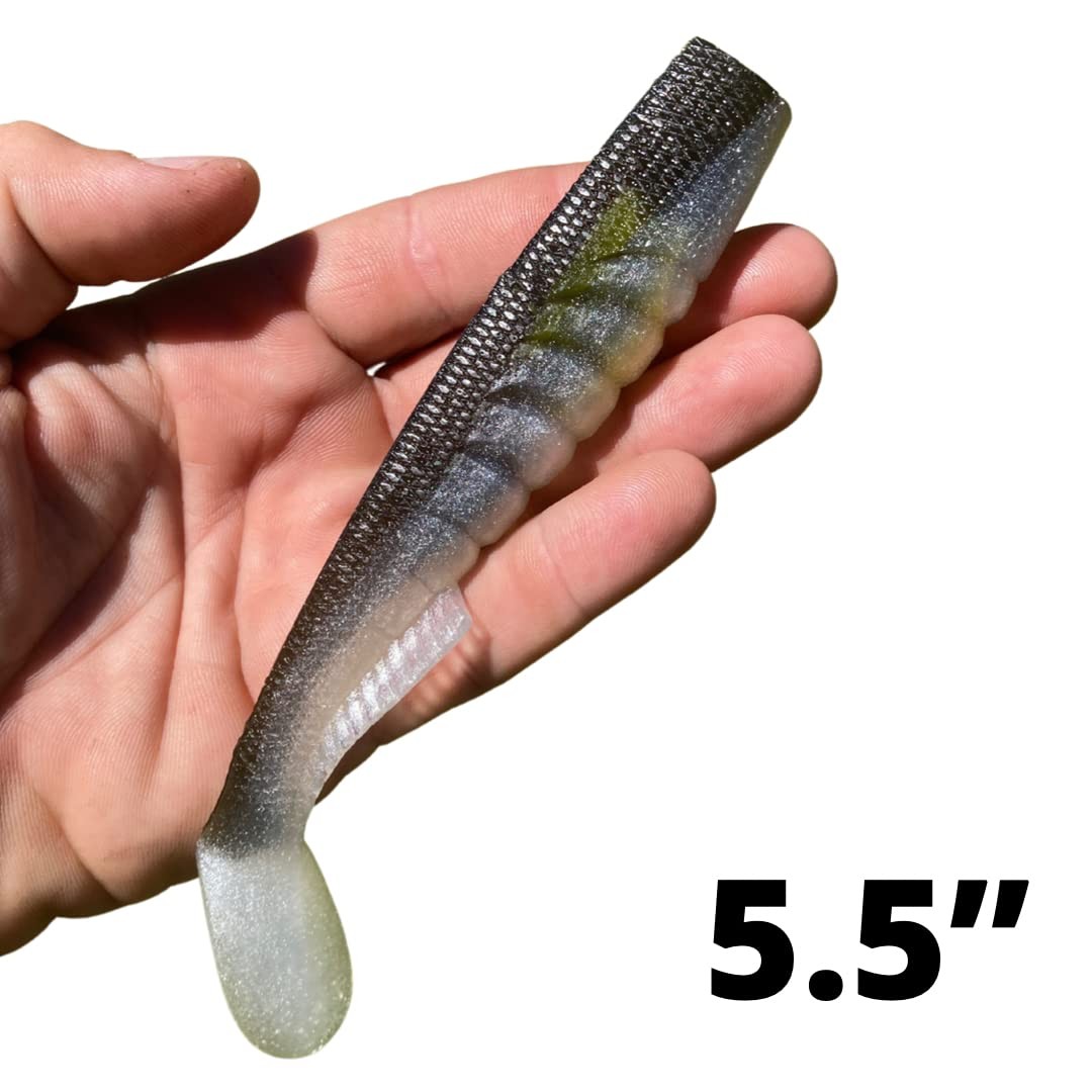 Extreme Paddle Tail Swim Baits - Soft Plastic Swimbaits, Premium Paddle Tail ... - Image 3